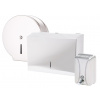 Dávkovač mydla - Jumbo a ZZ DispenSer Set, mydlová oceľ (Dávkovač mydla - Jumbo a ZZ DispenSer Set, mydlová oceľ)