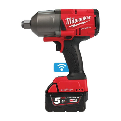 Aku rázový uťahovák 3/4", 2x batéria 5.0 Ah, nabíjačka - Milwaukee M18 ONEFHIWF34-502X