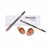 RefectoCil Cosmetic Brush Browista Toolkit štetček pre aplikáciu farby na obočie + štetček na presnú prácu s farbou na obočie + aplikačné misky 2 ks