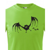 Detské tričko Netopier, Barva Jablková zelená, Velikost 122 cm/6 roků Bezvatriko.cz 0686