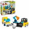 LEGO® DUPLO® 10475 Vozidlá na stavbe 3 v 1
