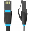 Plochý sieťový kábel UTP CAT6 Vention IBJBF RJ45 Ethernet 1000Mbps 1 m