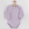Dojčenské bavlnené body New Baby fialová 56 (1-2m) Fialová