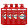 Old Spice Deep Sea 3v1 pánsky šampón a sprchový gél 4x1000ml Old Spice