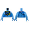973pb4916c01 Medium Blue Torso Na'vi with Blue Markings and Sash (Středně modré torzo Na'vi s modrými znaky a šerpou)