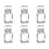 Nádoba na korenie a kuchynský čaj 6 x 150 ml, malá, sklenená