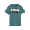 Detské Tričko s krátkym rukávom PUMA MID90S GRAPHIC TEE B 69174341 – Zelená Detské Tričko s krátkym rukávom PUMA MID90S GRAPHIC TEE B 69174341 – Zelená