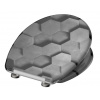 Schütte GREY HEXAGONS| Duroplast, Soft Close