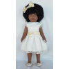 Vestida de Azul COR 915 Coral con vestido karem blanco 45 cm