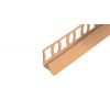 VP8 sanitárna vaňová lišta ACARA, PVC karamel, 7 mm, 2,5 m