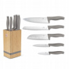Berlingerhaus Bamboo so stojanom Taupe 6 ks