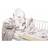 6-dielna výhod. sada s darčekom pre bábätko Baby Nellys, 120x90 Zvířátka na mráčku, bežová 135x100