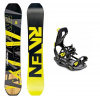 Raven Barracuda Carbon Lime snowboard + Raven FT360 black/lime vázání - 155 cm + M (EU 39-42)