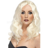 Parochňa - SUPERSTAR - blond platinum dlhá 55 cm zvlnená dámska