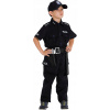 Kostým pre chlapca- Policajt z policajta policajta 128 Karneval policajt (Black Spiderman Glove - 122-128)