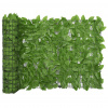 vidaXL Balkónová markíza so zelenými listami 300x75 cm - Zelená - 147598-96862