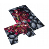 Bellatex koupelnová předložka 3D tisk sada Orchidea - 60x100 60x50 cm