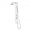 Aqualine Figa Sprchový panel 12,5x105 cm, biely SL230
