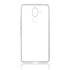 Puzdro gumené Nokia 7 Plus transparentné