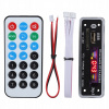 MODUL BLUETOOTH PREHRÁVAČ 5.0 MP3 AUX RÁDIO USB DIAĽKOVÝ OVLÁDAČ ČIERNY