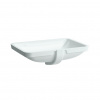Laufen PRO S Zápustné umývadlo zdola 55x38cm, bez otvoru pre batériu, biela H8119680001091