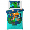 Carbotex Detská posteľná bielizeň Minecraft Alex a Steve