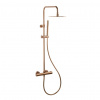 Swiss aqua technologies Sprchový systém SAT Aurum s termostatickou baterií broušený rose gold SATSSTKAURBRG