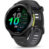 Garmin Forerunner 970 čierna/sivá titánová luneta s čiernym polopriehľadným remienkom