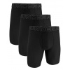 Under Armour Performance Tech Mesh 9in 3 Pack - Black/Castlerock XS