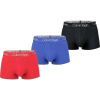 Calvin Klein TRUNK 3PK červená,modrá,čierna Pánske boxerky XL