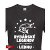Pánské tričko pre rybárov k narodeninám Rybárske legendy, Barva Černá, Velikost 2XL Bezvatriko.cz 0027