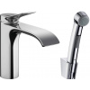Hansgrohe Vivenis - Páková umývadlová batéria s ručnou sprchou Bidette a sprchovou hadicou 160 cm 75210000