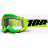 100% Gogle 100% ACCURI 2 TRAVIS (Szyba Przezroczysta Anti-Fog, LT 88%-92%) (NEW)