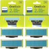 ČEPELE PHILIPS ONEBLADE PRE CITLIVÚ POKOŽKU 2 KS, ORIGINÁLNE ČEPELE, HLAVICA
