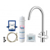 kielle Wimeo Drezová batéria vrátane filtrácie, chróm 10525SFI20