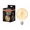 Ľadvance zlatá LED žiarovka E27 3.4W VINTAGE GLOBE, teplá biela