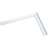Extol Premium Uholník zámočnícky s príložníkom, 250 × 125 × 5 mm, oceľový
