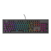 Genesis tichá herná klávesnica THOR 303/RGB/Outemu Peach Silent/Drôtová USB/ CZ- SK layout/Čierna NKG-2180