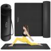 Podložka na cvičenie 4FIZJO 190 cm x 100 cm čierna