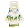 Visačka do auta Yankee Candle Clean Cotton papierová 3 ks