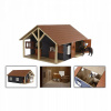 Drevená stajňa pre kone SCHLEICH Kids Globe 24H (Drevená stajňa pre kone SCHLEICH Kids Globe 24H)