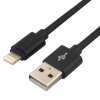 Kábel Everactive USB - Apple Lightning 1 m čierny