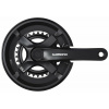 kliky SHIMANO Tourney FC-TX501-L 175mm 46-30 zubů, černé s krytem