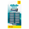 Holiaci strojček Gillette Mach 3 SPORT na náboje žiletiek, 15 ks. (Gillette Mach3 Sport Náhradné vložky do pánskych holiacich strojčekov, 15 kusov)