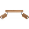 Sollux Lighting Zeke stropné svietidlo 2x40 W drevená SL.1029