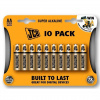 JCB SUPER alkalická batéria LR06, blister 10 ks