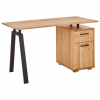 Linea Natura PÍSACÍ STÔL, farba duba, 140/65/75 cm - Kancelárske stoly - 002748010801