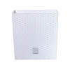 Kvetináč Prosperplast Rato Low biely, 17 x 17 x 17 cm
