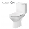 Cersanit - COMPACT 604 CITY NEW CLEAN so sedátkom duraplast SLIM (K35-038)