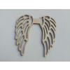 Drevené anjelské krídla 10 cm x 10 cm / 50ks